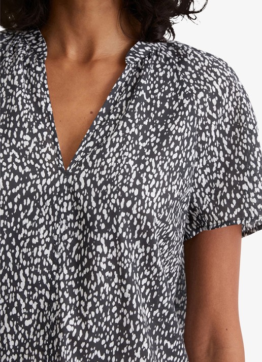 Marc O'Polo Dames Tuniek met print in de kleur Zwart