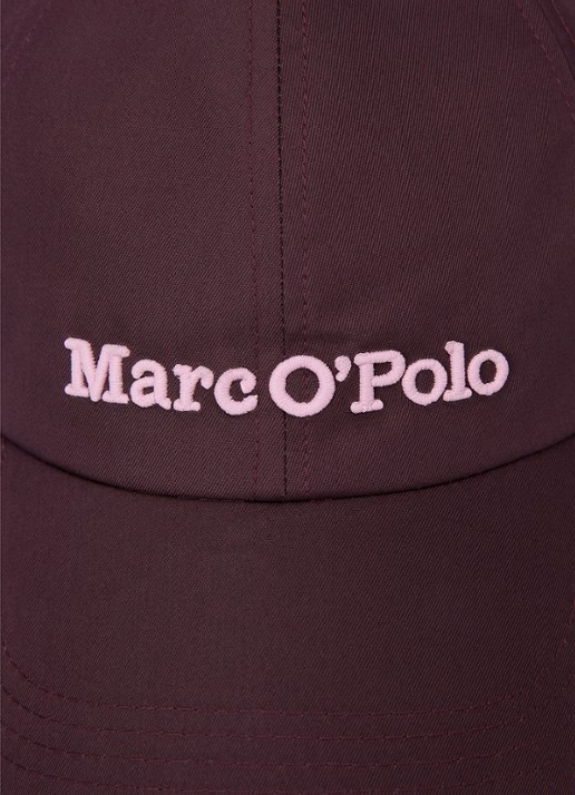 Marc O'Polo Dames Pet met logo in de kleur Kersenrood