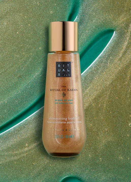 Rituals The Ritual of Karma Shimmering Body Oil - glanzende huidolie 100ml Verzorging - Deal