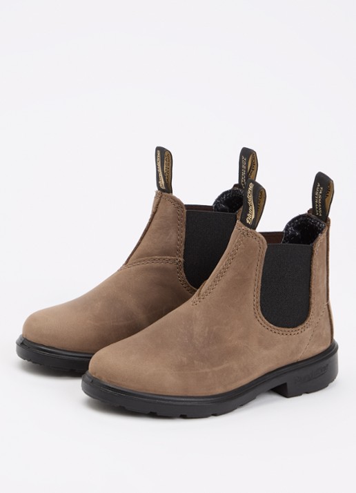 Blundstone Meisjes 2593 chelsea boot van suède in de kleur Lichtbruin, maat: 26/27