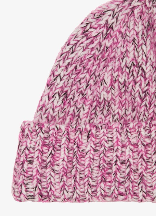 Marc O'Polo Denim Dames Muts in wolblend in de kleur Roze