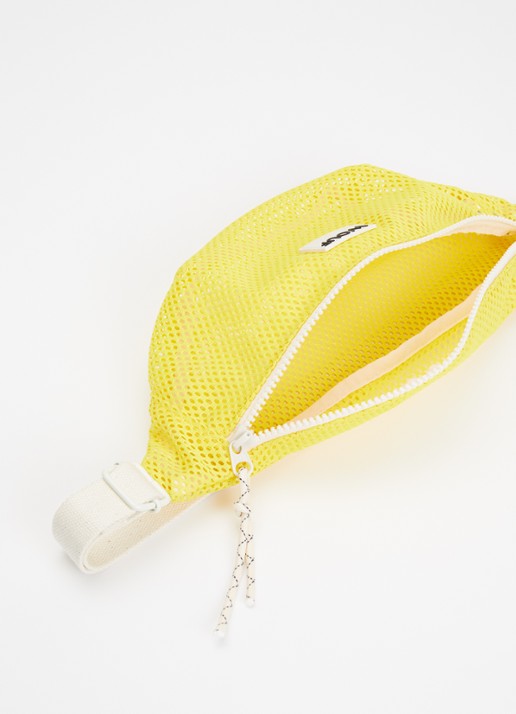 Wouf Dames Ray heuptas van mesh met logo in de kleur Geel, maat: 1sz