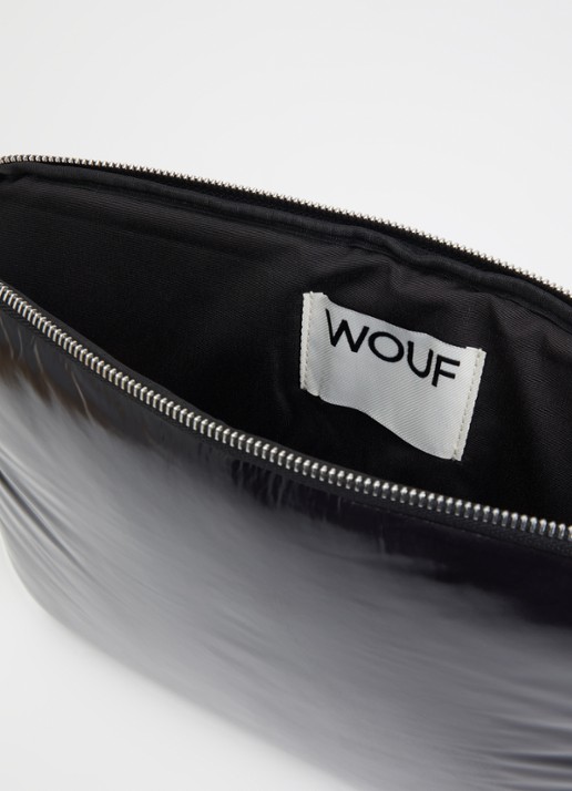 Wouf Night laptophoes 13 en 14 inch Zwart - Deal