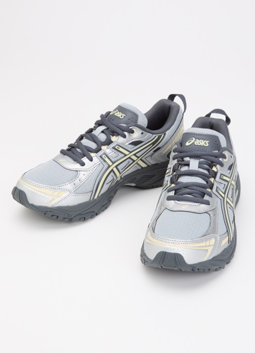 ASICS Dames Gel-Ventx sneaker met mesh details in de kleur Donkergrijs, maat: 38