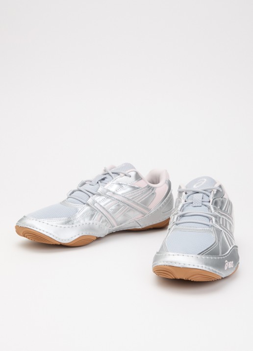 ASICS Dames Hypersync sneaker met mesh details in de kleur Zilver, maat: 38