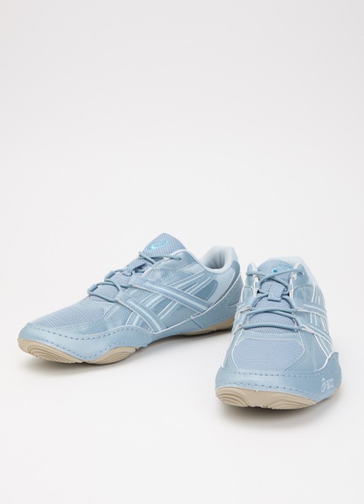 ASICS Dames Hypersync sneaker met mesh details in de kleur Blauw, maat: 38