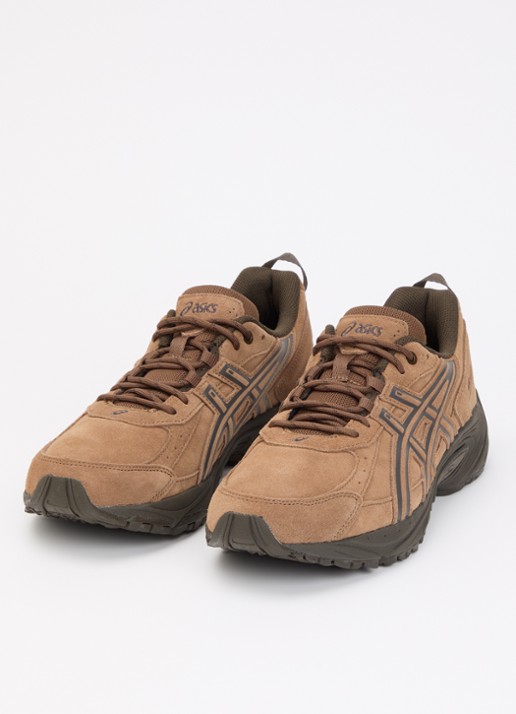 ASICS Heren Gel-Ventx sneaker van suède in de kleur Bruin, maat: 46