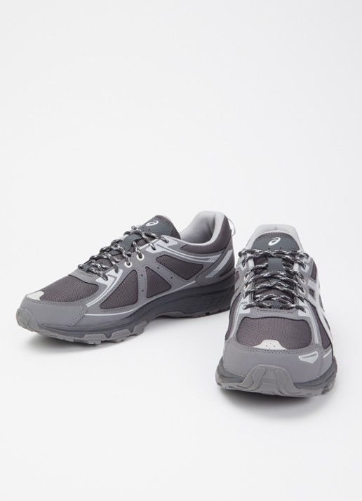 ASICS Heren Gel-Venture 6 sneaker van mesh met logo in de kleur Grijs, maat: 44