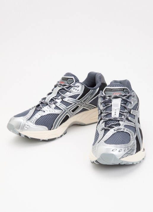 ASICS Heren Gel-Nimbus 10.1 sneaker met mesh details in de kleur Donkergrijs, maat: 46