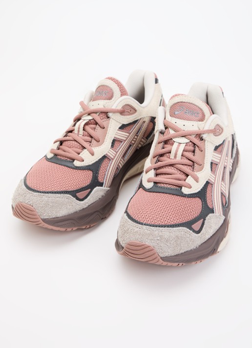 ASICS Heren Gel-Nyc 2.0 sneaker met suède details in de kleur Beige, maat: 44