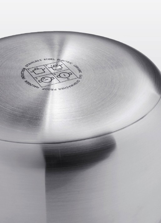 BK Q-Linair Master pannenset met glazen deksels, 4-delig Zilver - Deal