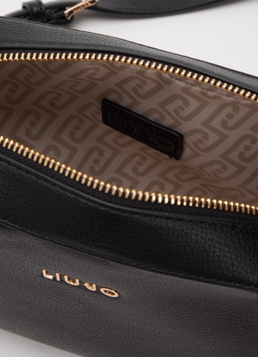 Liu Jo Dames Crossbodytas met logo en verstelbare schouderriem in de kleur Zwart