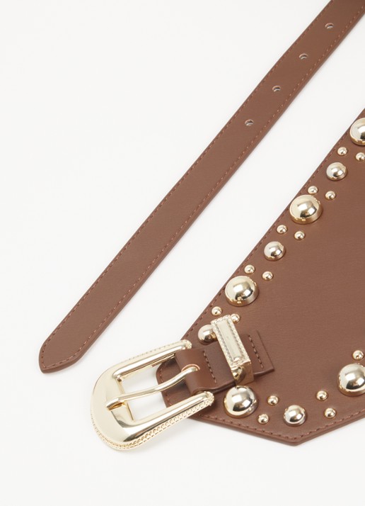 Liu Jo Dames Riem met studs in de kleur Bruin