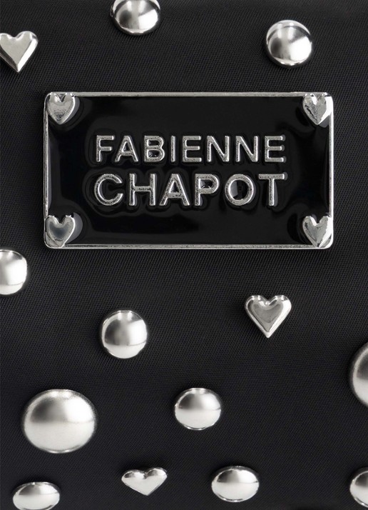 Fabienne Chapot Dames Taffy schoudertas met studs in de kleur Zwart