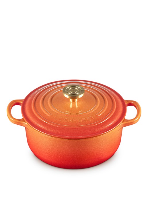Le Creuset Signature braad-/stoofpan Ø20 cm Flamme Dorée / Oranje - Deal