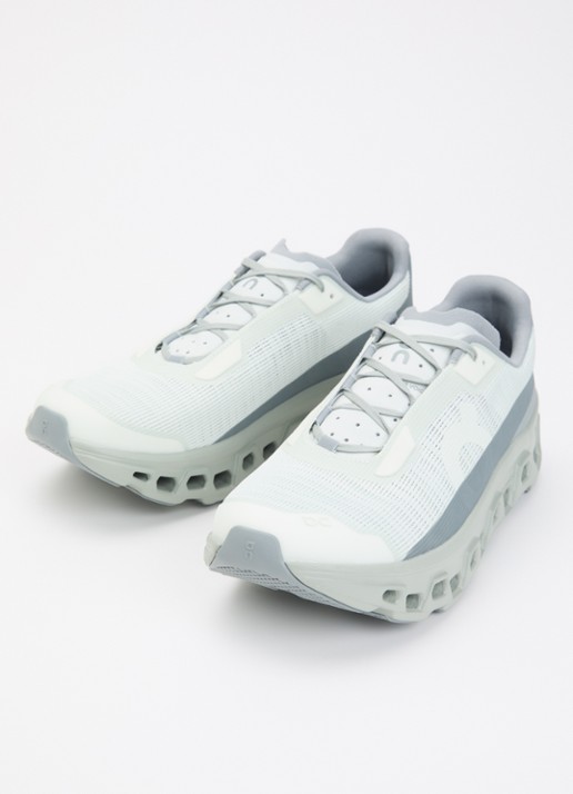 On Heren Cloudmonster Void sneaker van mesh met logo in de kleur Mint, maat: 46