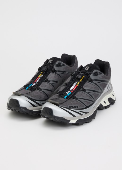 Salomon Heren XT-6 sneaker met mesh details in de kleur Grijs, maat: 43 1/3