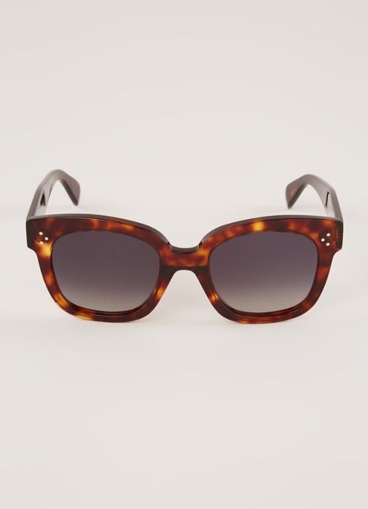 Celine Retro Dames New Audrey zonnebril gepolariseerd CL4002UN Bruin - Deal