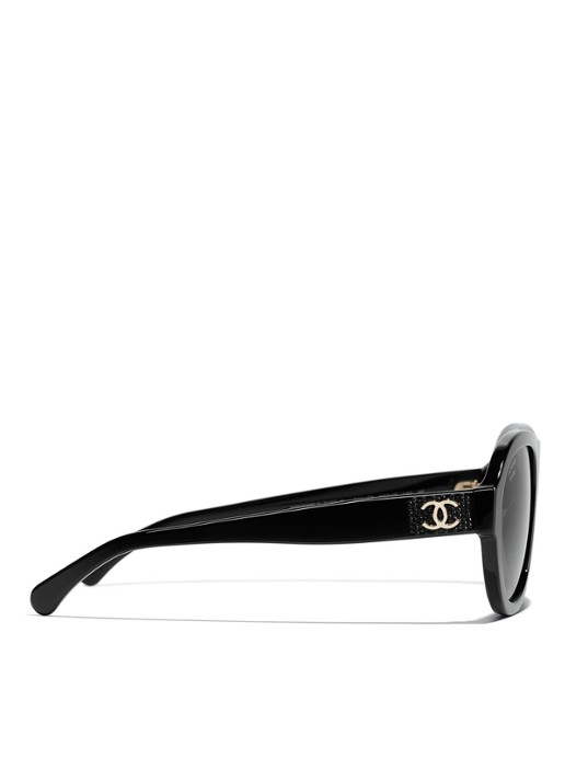 Aviator Dames OVALE ZONNEBRIL - Gepolariseerd, Zwart