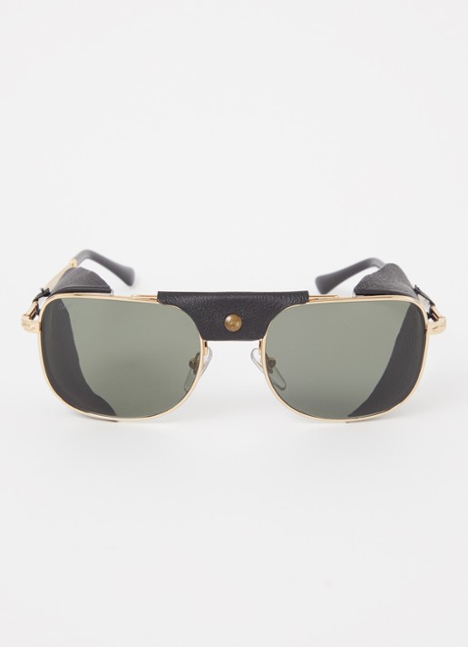 Persol Heren Piloten zonnebril gepolariseerd PO1013SZ Goud - Deal