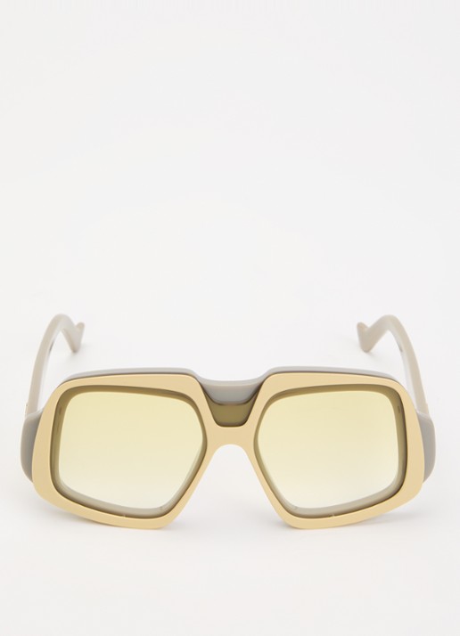 LOEWE Dames Collage zonnebril LW40194I Beige