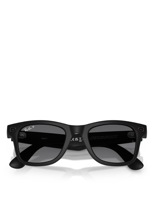 Ray-Ban Heren Meta Wayfarer zonnebril gepolariseerd RW4012 Zwart-01 - Deal