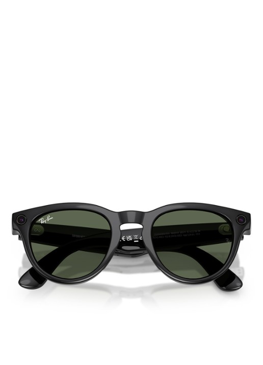 Ray-Ban Heren Meta Low Bridge Fit Headliner zonnebril RW4013F Zwart-01 - Deal