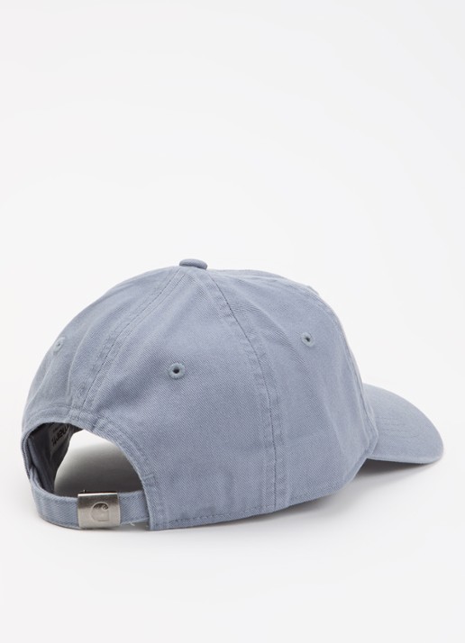 Carhartt WIP Heren Madison pet met logoborduring in de kleur Blauwgrijs, maat: One Size