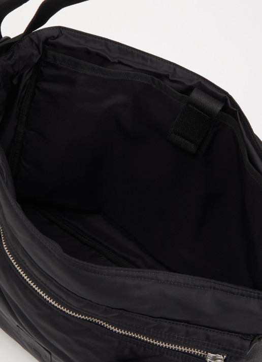 Carhartt WIP Heren Otis crossbodytas met logo en verstelbare schouderriem in de kleur Zwart, maat: One Size