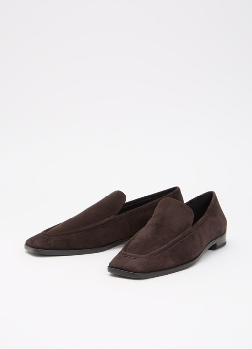 A.EMERY Dames The Lane loafer van suède in de kleur Donkerbruin, maat: 40