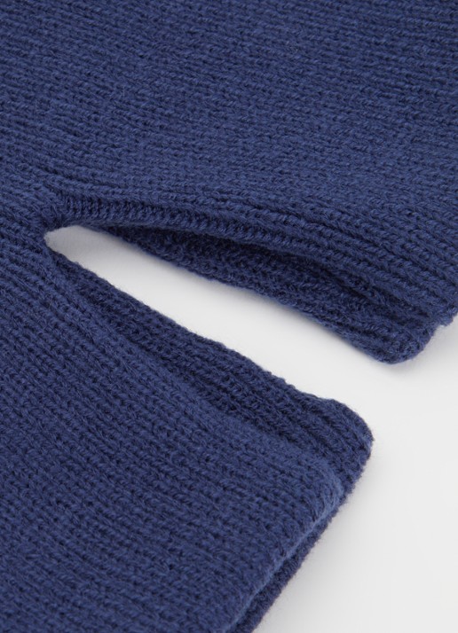 Barts Meisjes Kinabalu ribgebreide sjaal in de kleur Blauw, maat: One Size