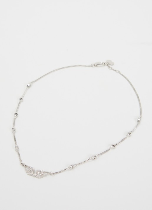 Zadig&Voltaire Dames Rock ketting met kristal in de kleur Zilver
