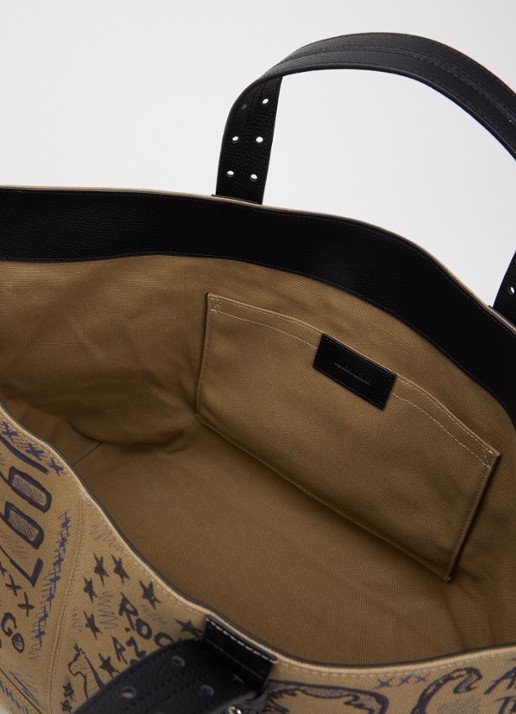 Zadig&Voltaire Dames Z Camp Tote handtas van canvas in de kleur Khaki