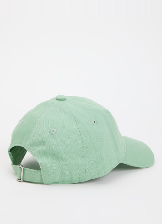 Drôle de Monsieur Heren Slogan Palmiers pet met borduring in de kleur Groen, maat: OS