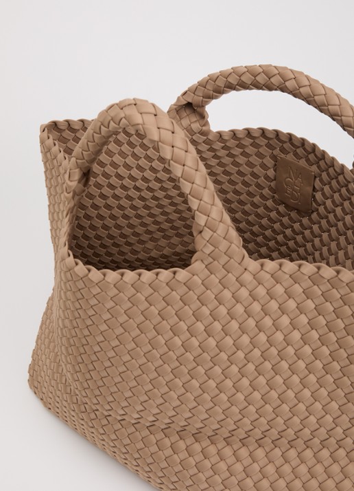 Naghedi Dames St Barths Medium shopper met uitneembaar etui in de kleur Beige, maat: 1SZ