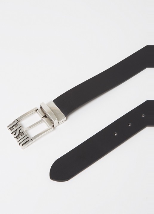 Diesel Heren B-Shift Ii reversible riem van leer in de kleur Zwart