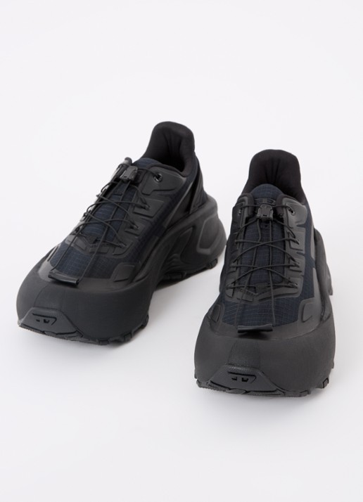 Diesel Heren D-Cage Runner sneaker met mesh details in de kleur Zwart