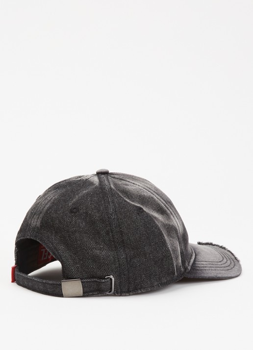 Diesel Heren C-Seymon pet met logo in de kleur Donkergrijs