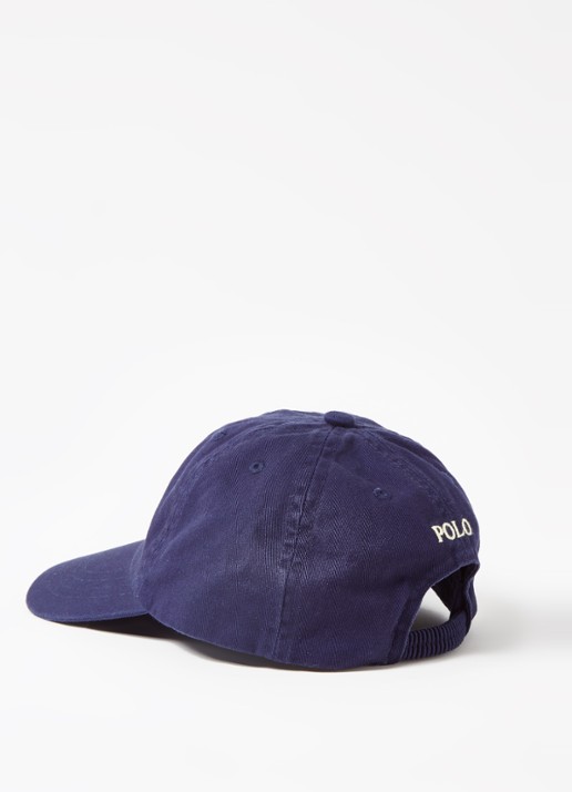 Ralph Lauren Jongens Pet met logoborduring in de kleur Donkerblauw, maat: 1 SIZE