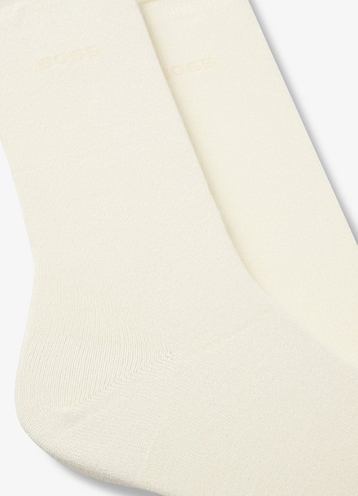 BOSS Dames Sokken in 2-pack in de kleur Creme