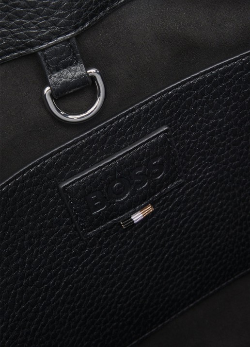 BOSS Dames Shopper van imitatieleer in de kleur Zwart