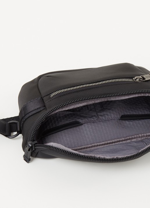 TUMI Alpha Bravo Classified heuptas met leren details Zwart - Deal