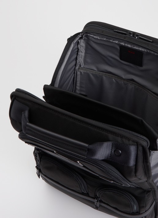 TUMI Alpha 3 Compact Brief Pack rugzak met 15 inch laptopvak Zwart - Deal