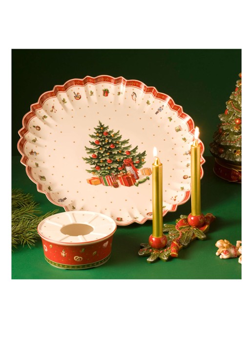 Villeroy & Boch Toy's Delight serveerschaal 45 cm Steenrood - Deal