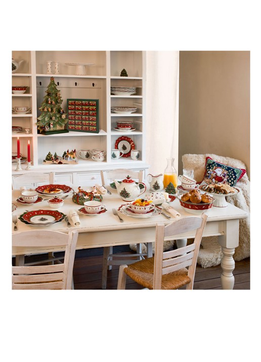 Villeroy & Boch Toy's Delight Kerst ontbijt serviesset 6-delig Steenrood - Deal