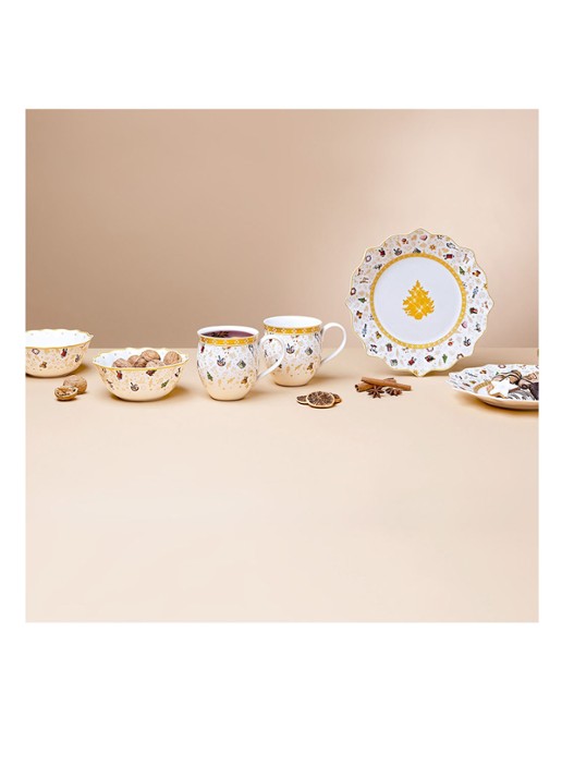 Villeroy & Boch Toy's Delight kerst serviesset 6-delig Gebroken wit - Deal