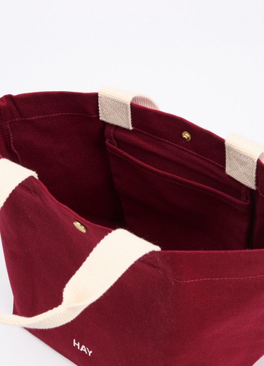 Hay Dames Shopper met logo in de kleur Cranberryrood, maat: 1maat