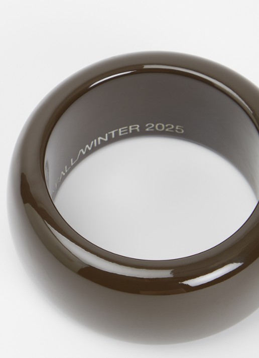 The Frankie Shop Dames Bangle in de kleur Bruin, maat: One Size
