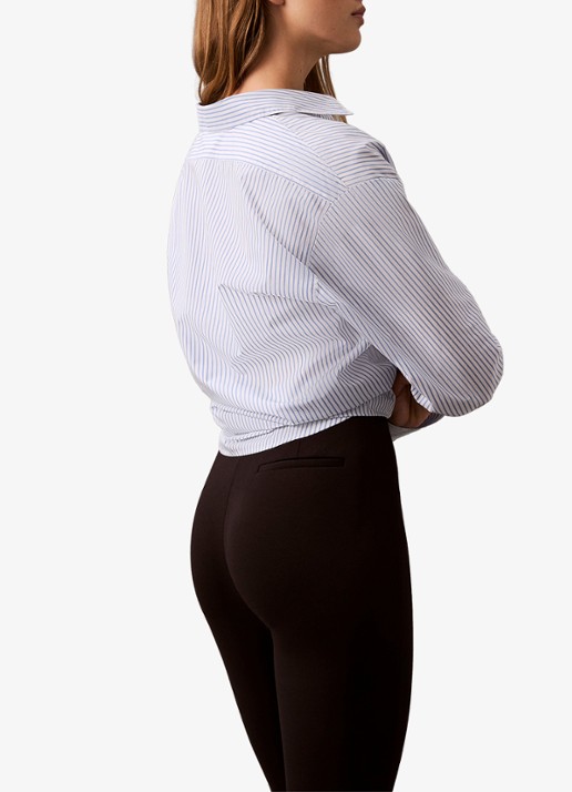 Calvin Klein Dames High waist legging met paspelzak in de kleur Zwart