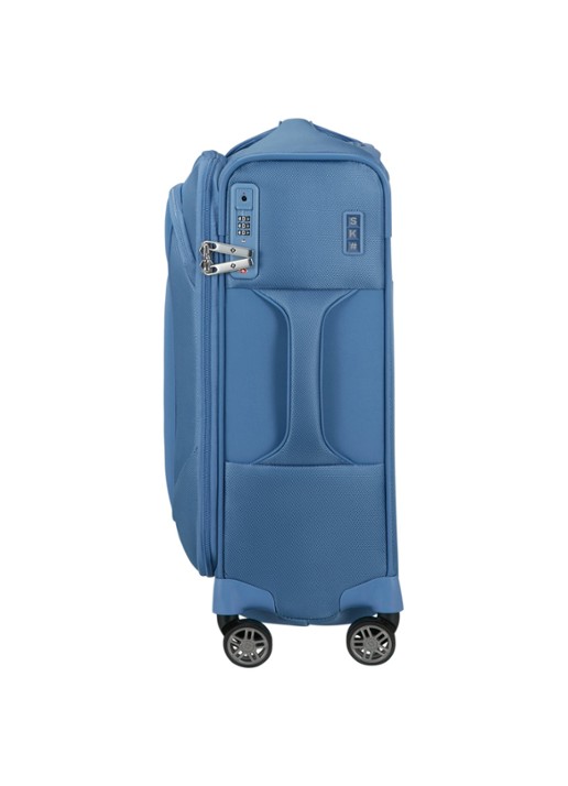 Samsonite koffer Re-Lite vergrootbare spinner 55 cm Capri Blue - Deal
